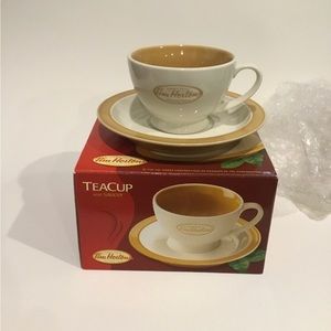 Gift boxed Tim Hortons Tea Cup and Saucer Set